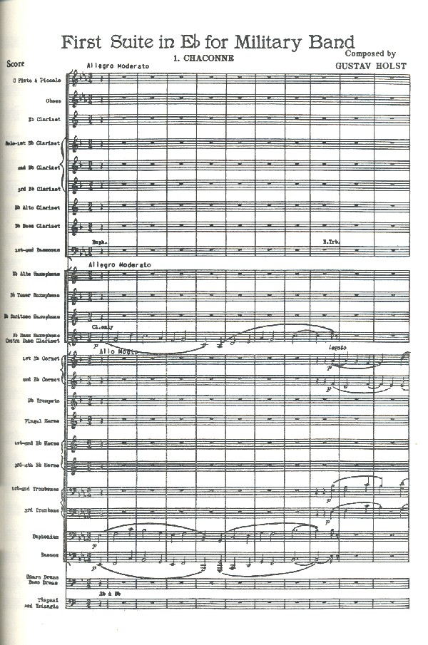 Suite Es-Dur Nr.1 op.28 Fassungen für