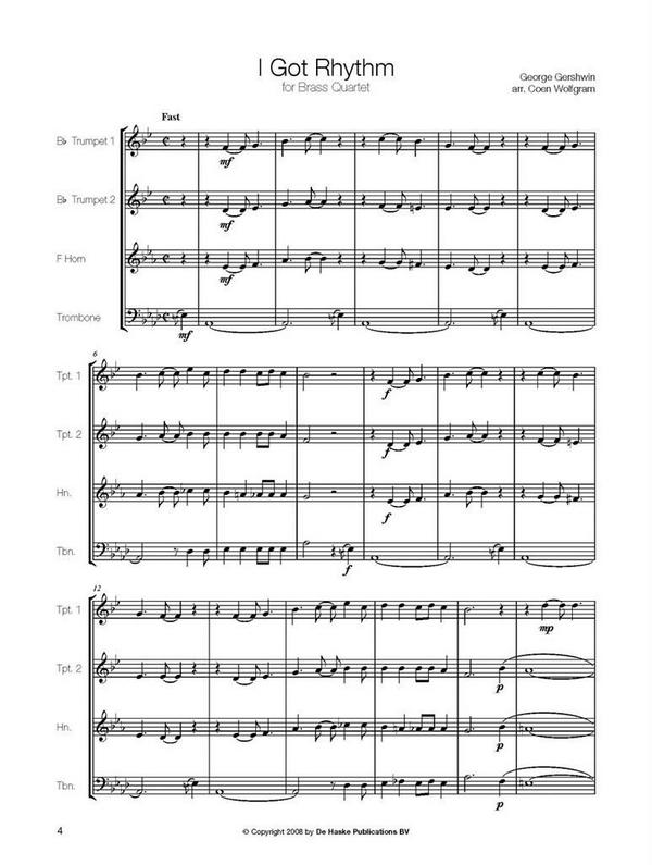 I got Rhythm für 2 Trompeten, Horn