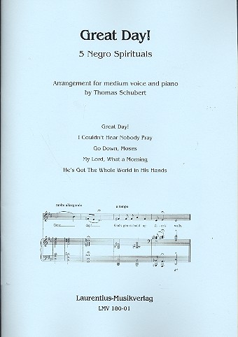 Great Day für Gesang (mittel) und Klavier
