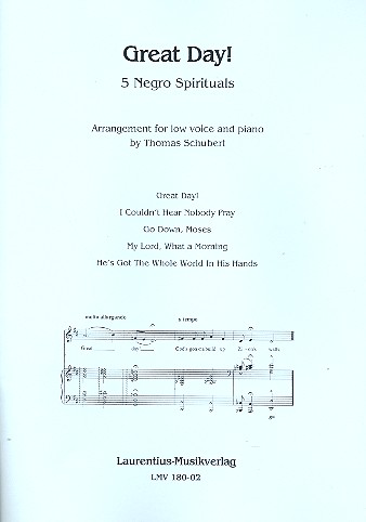 Great Day für Gesang (tief) und Klavier