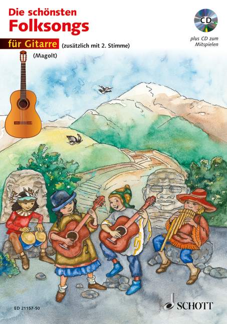 Die schönsten Folksongs (+CD)