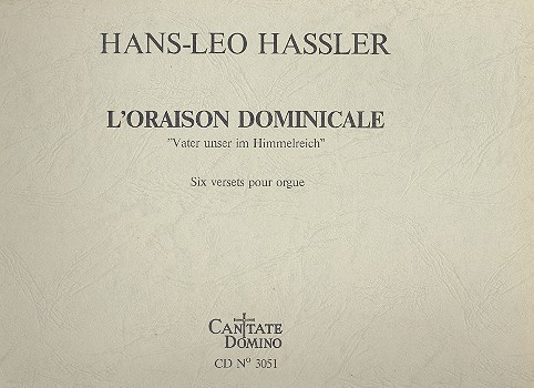 L'Oraison dominicale sur Vater unser