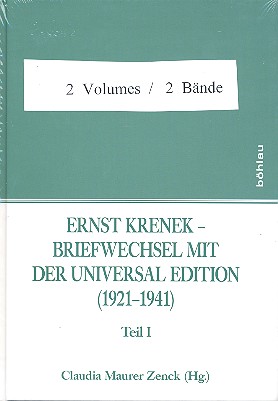Briefwechsel mit der Universal Edition
