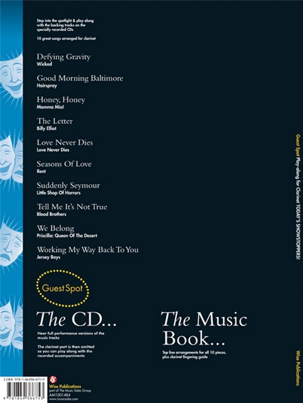Today's Showstoppers (+CD): for clarinet