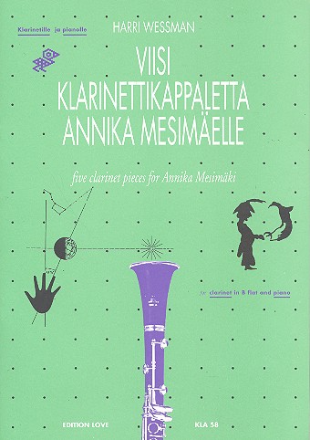 5 Clarinet Pieces for Annika for clarinet