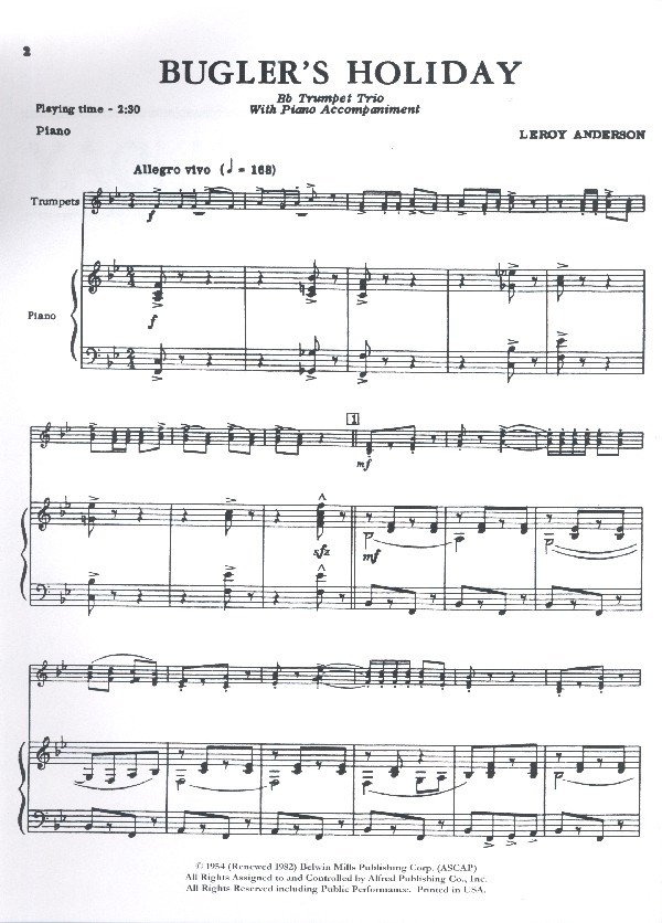 Bugler's Holiday 