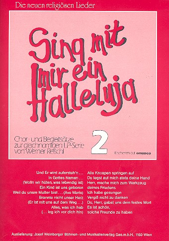 Sing mit mir ein Halleluja Band 2