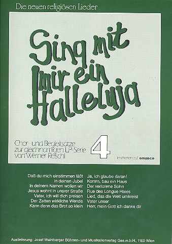 Sing mit mir ein Halleluja Band 4