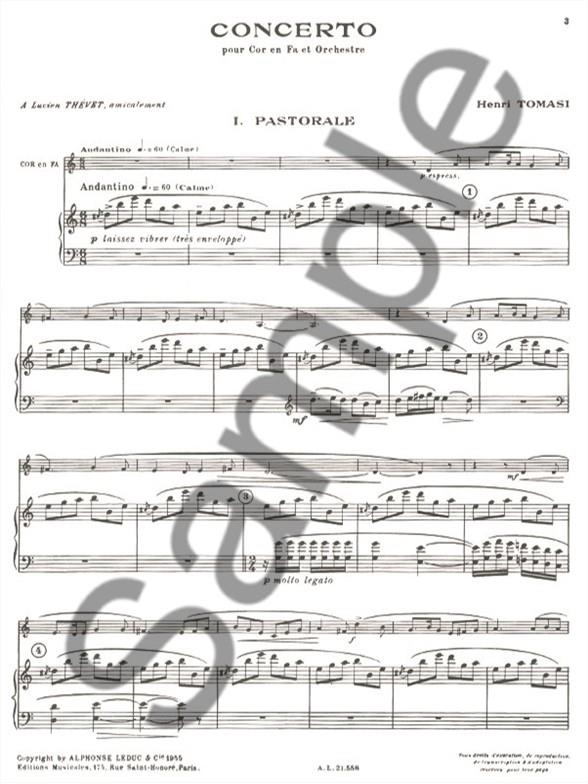 Concerto pour cor et orchestre