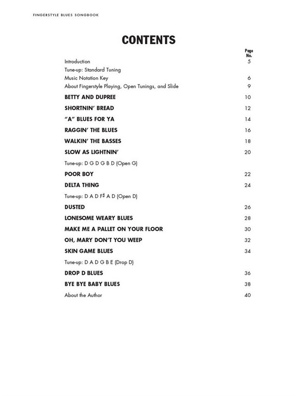 Fingerstyle Blues Songbook (+audio access):