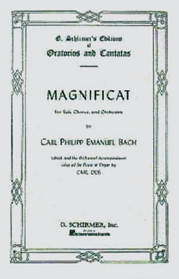 Magnificat for soli, mixed chorus and