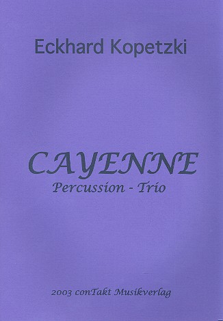 Cayenne für Percussion-Trio