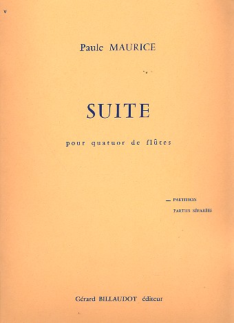Suite pour quatuor de flutes