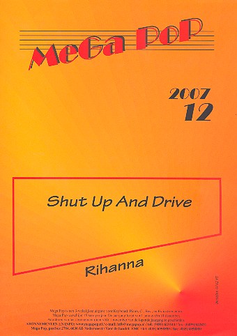 Shut up and drive: Einzelausgabe für