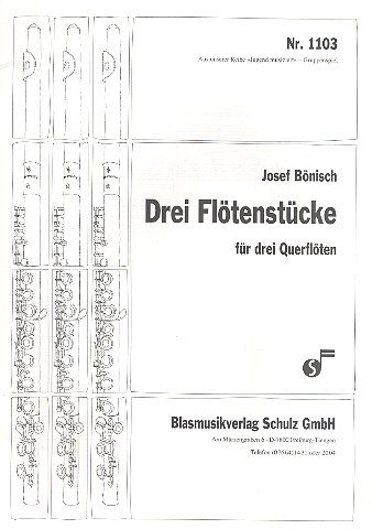 3 Flötenstücke für 3 Querflöten