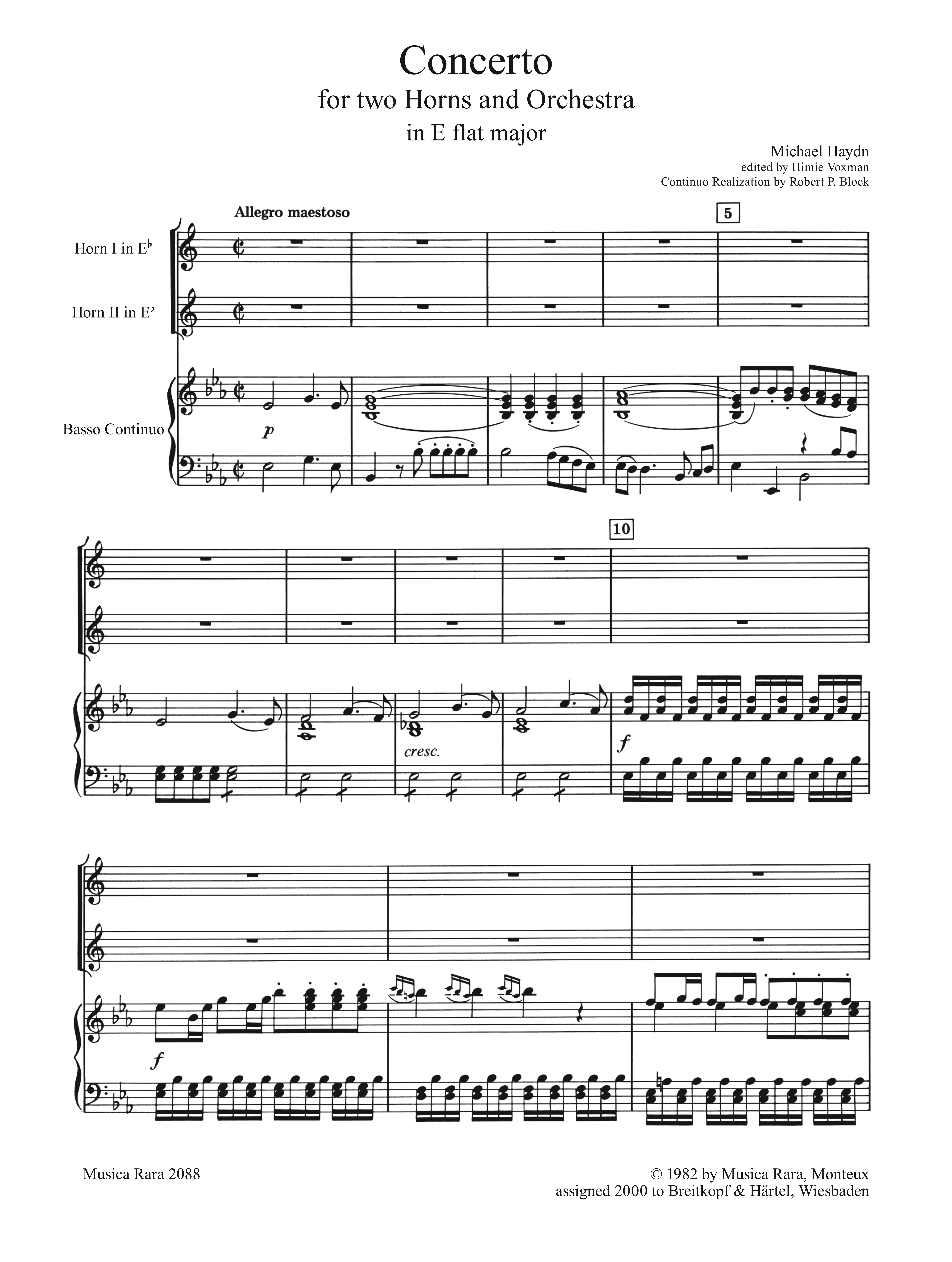 Konzert Es-Dur