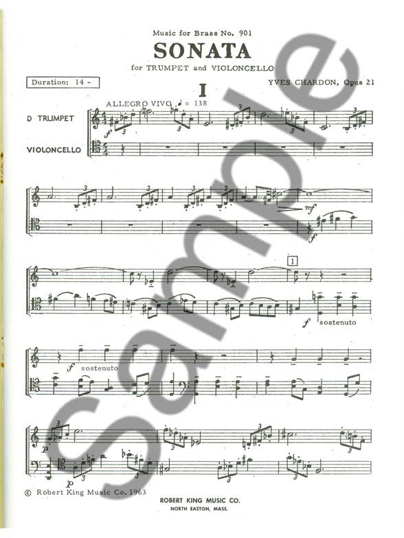 Sonate op.21 für Trompete und