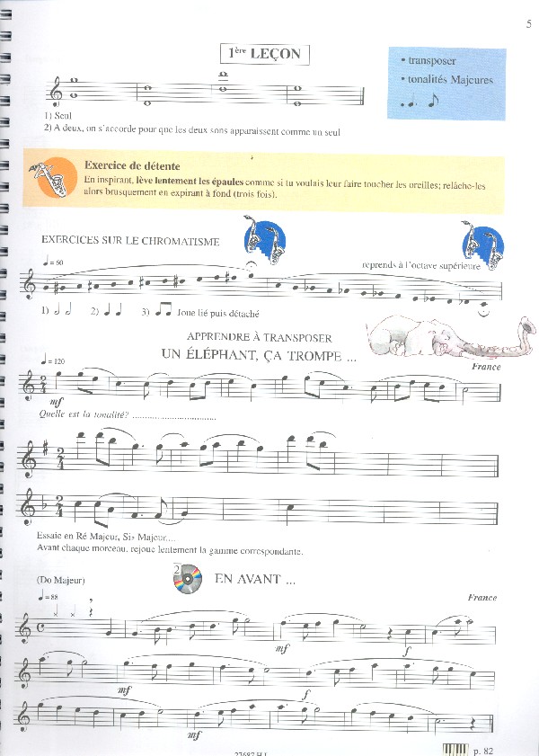 Méthode de saxophone vol.2 (+CD)