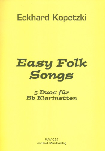 Easy Folk Songs für 2 Klarinetten