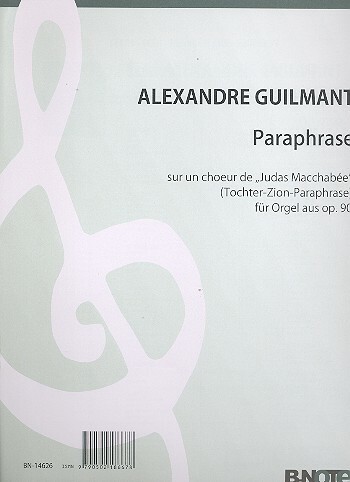 Paraphrase über Tochter Zion op.90,16