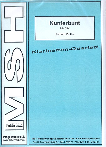 Kunterbunt op.127 für 4 Klarinetten