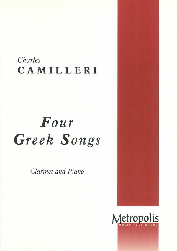 4 Greek Songs: for clarinet and