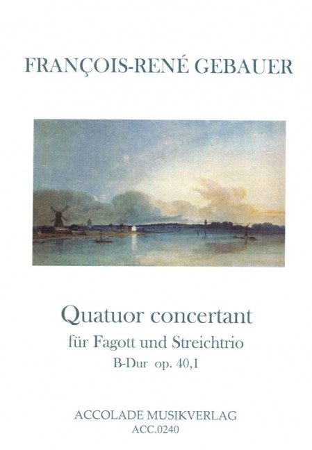 Quatuor concertant op.40,1