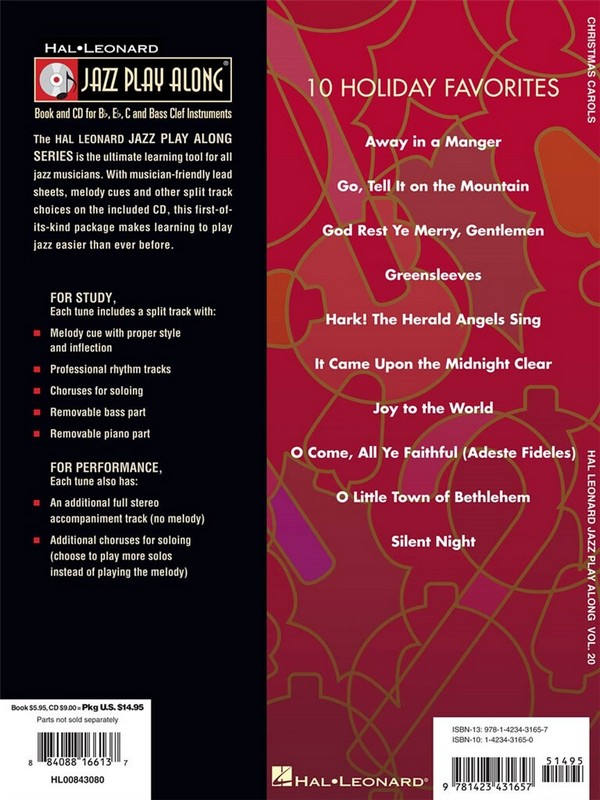 Christmas Carols (+CD): for Bb, Eb, C