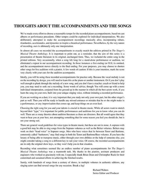 The Singer's Musical Theatre Anthology