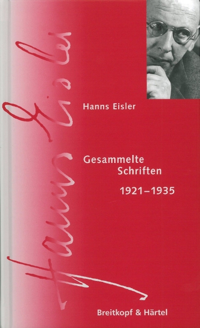 Hanns Eisler Gesamtausgabe Band 9
