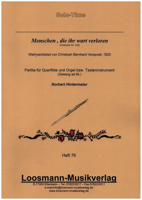 Partita über "Menschen, die ihr wart verloren"