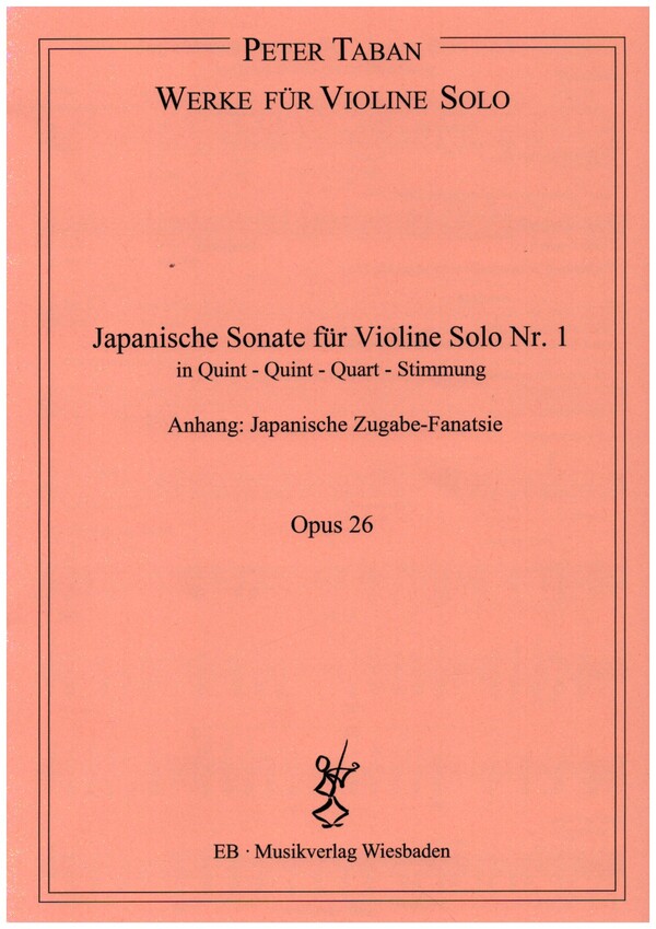 Japanische Sonate für Violine Solo Nr.1 op.26