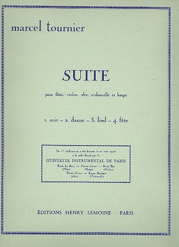 Suite pour flute, violon, alto,