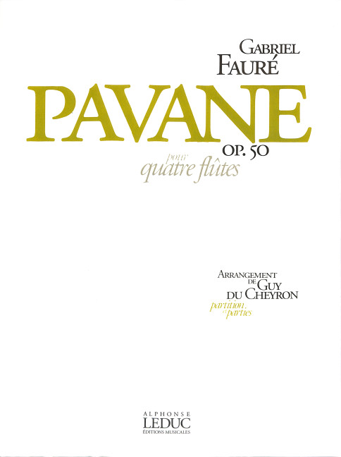 Pavane op.50 pour 4 flutes