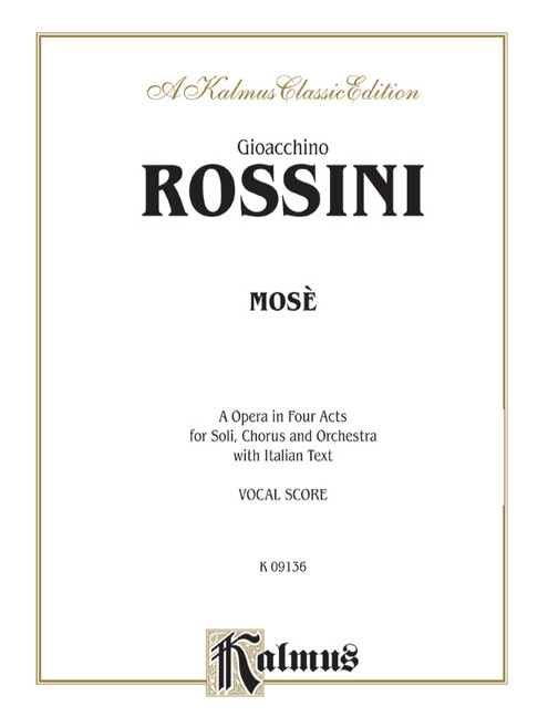 Mosè vocal score (it)