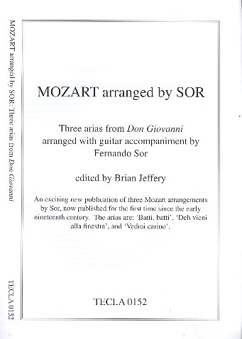 3 Arias from Don Giovanni for