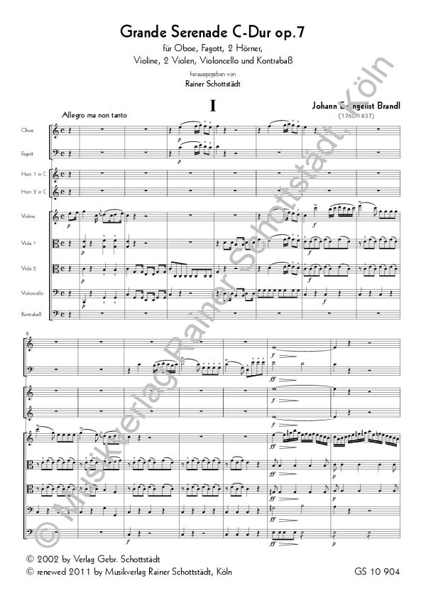 Grande Serenade C-Dur op.7