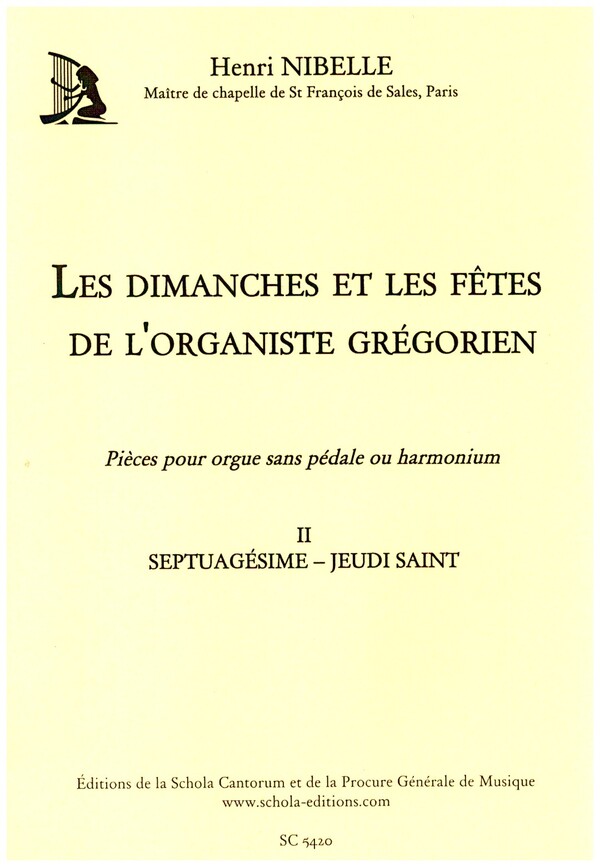 Les dimanche et les fetes de l'organiste grégorien vol.2