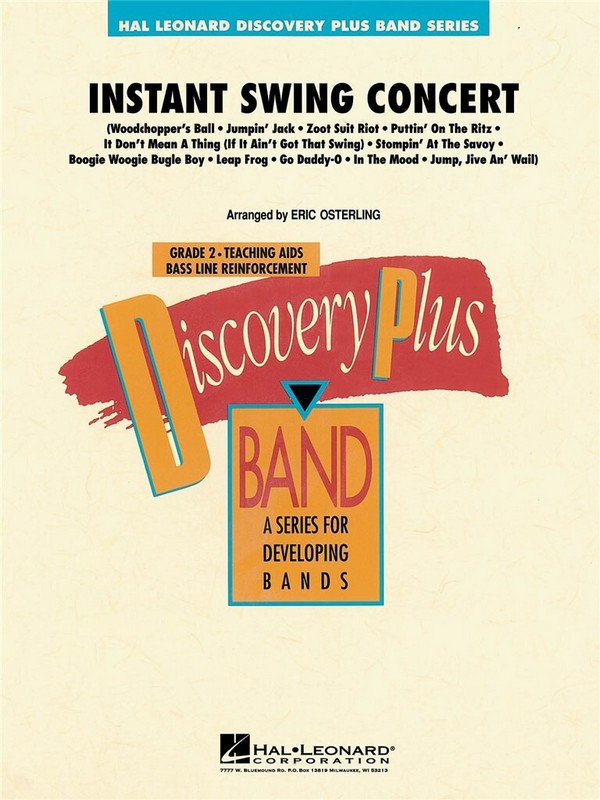 Instant Swing Concert: for concert band