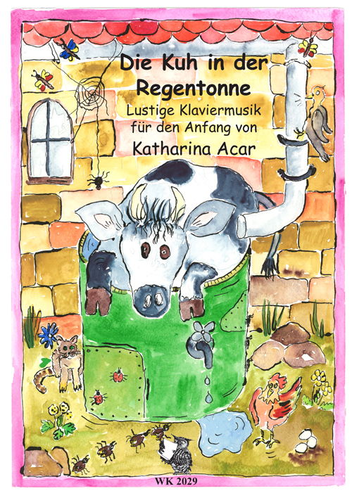 Die Kuh in der Regentonne