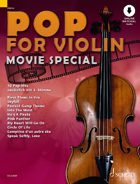 Pop for Violin - Movie Special (+Online Audio)