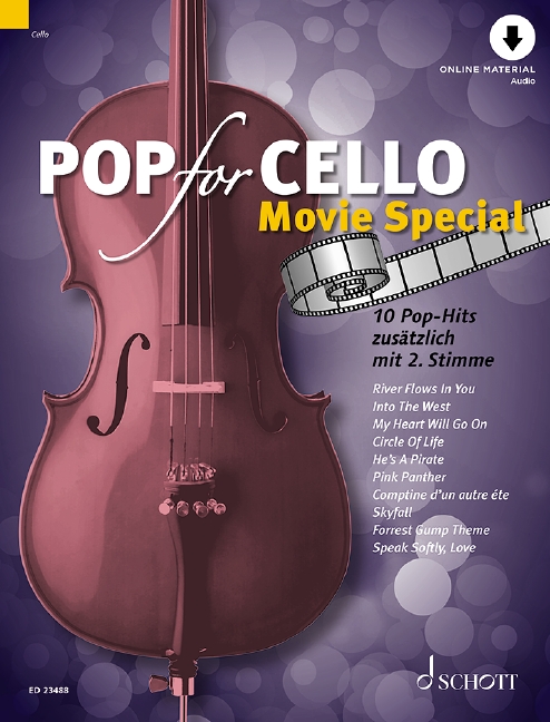 Pop for Cello - Movie Special (+Online Audio)