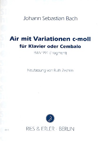 Air mit Variationen C-Moll BWV991