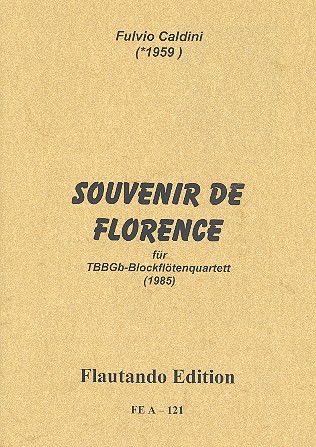 Souvenir de Florence für 4 Blockflöten
