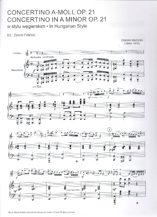 Concertino a-Moll op.21