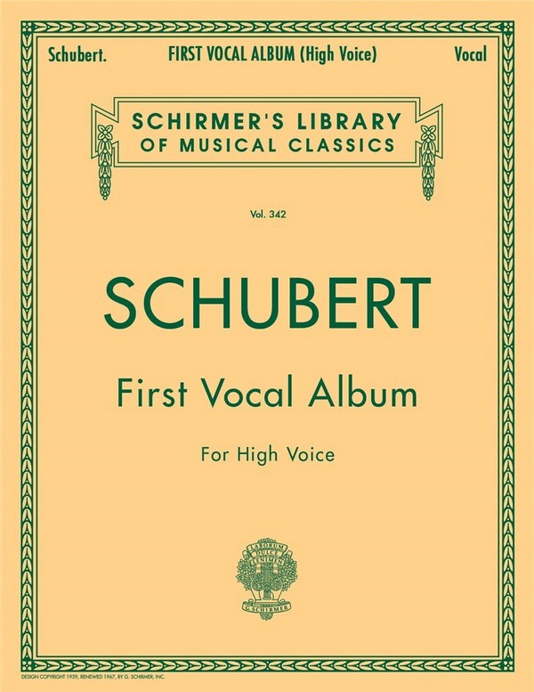 First Vocal Album for high voice