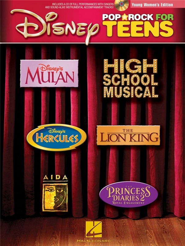 Disney Pop and Rock for Teens (+CD):
