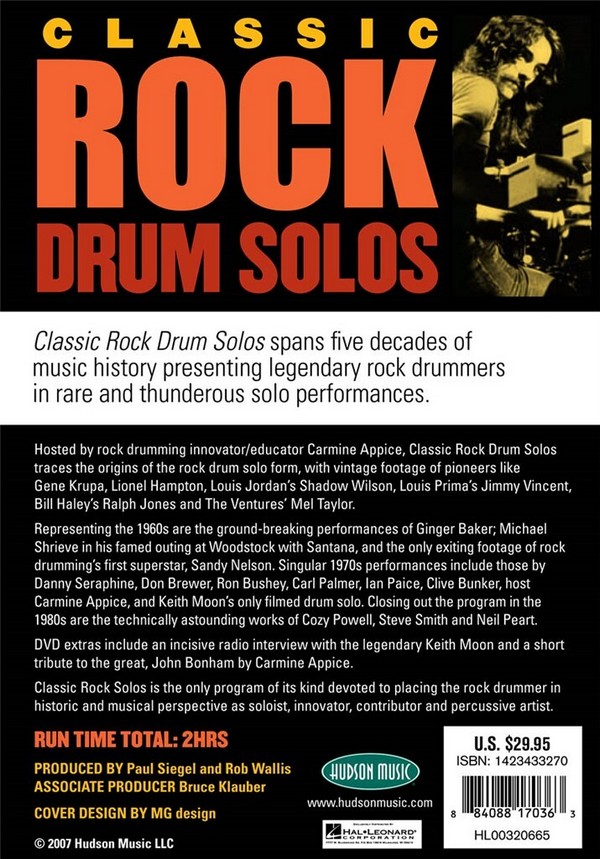 Classic Rock Drum Solos DVD-Video