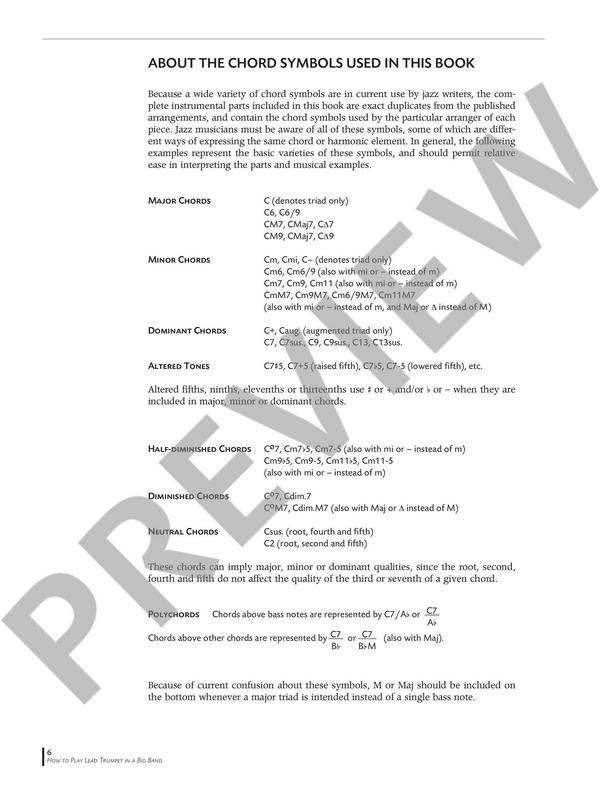 How to play Lead Trumpet in a Big Band (+Online Audio)