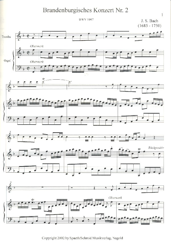 Brandenburgisches Konzert Nr.2